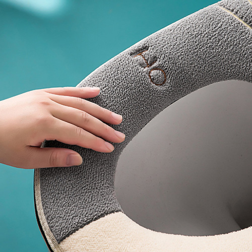 Warm toilet seat cushion household toilet seat washer suede toilet cover warm universal toilet seat