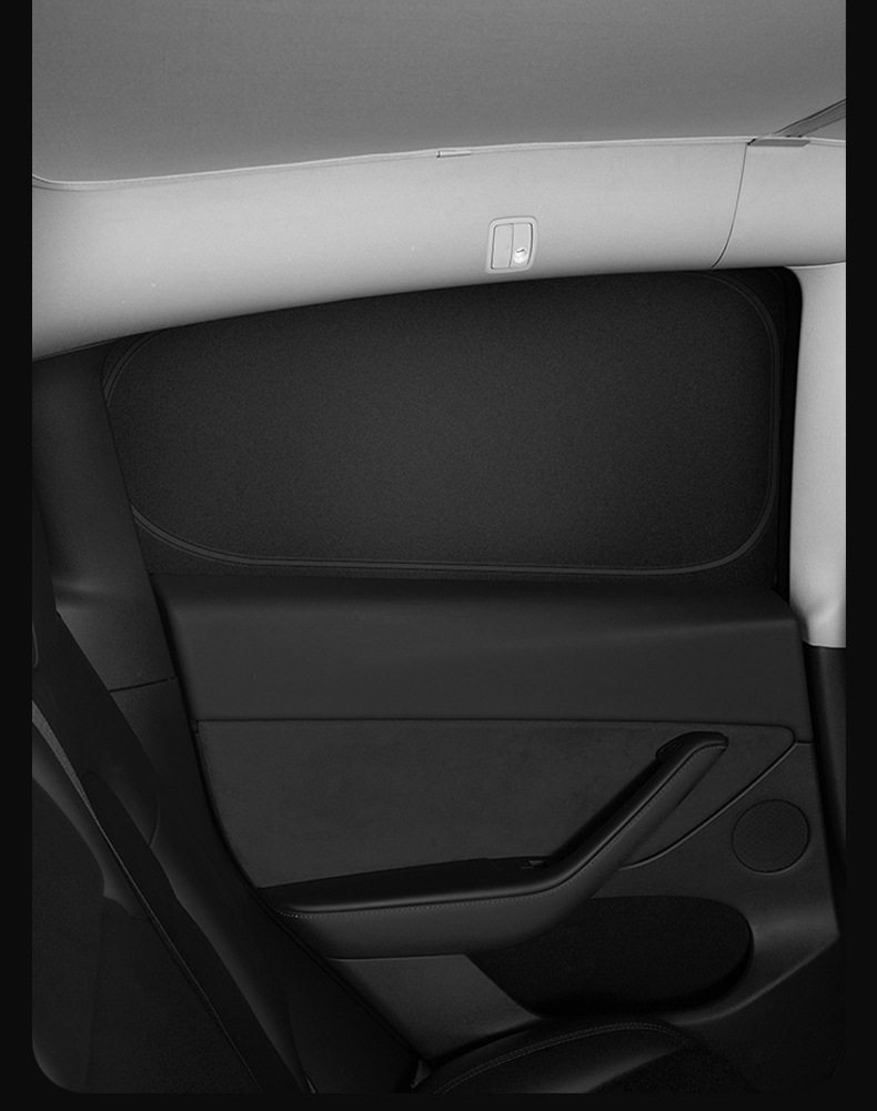 Suitable for Tesla model3/Y window sunshade front window side window heat insulation sunscreen opaque privacy sunshade