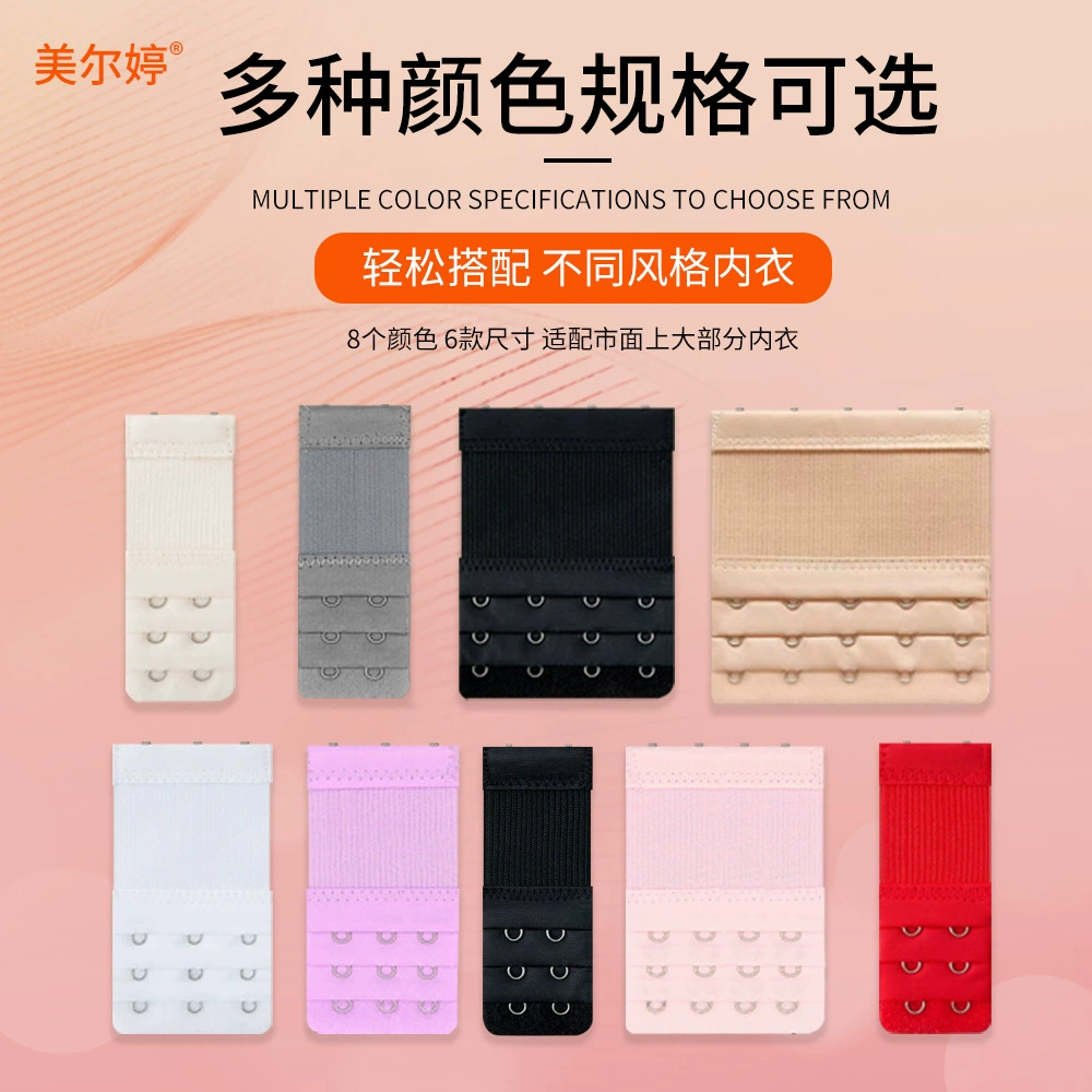 Underwear, bra top, bra extension buckle