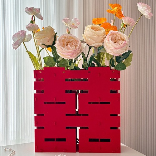 Wedding room decoration, artificial flowers, engagement banquet, living room decorations, wedding artificial flowers, table flowers, bedside flowers, welcome card flowers