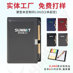 メーカー在庫あり、カスタマイズされたロゴ付きの緊急メモ帳、革張りのビジネスコンビネーションメモ帳、カスタマイズされた会議記録簿