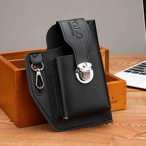 Men's Phone Waist Bag with Multi-functional Belt, Suitable for Work Site Use, Leather Case for Men, Can Hold Cigarette Box