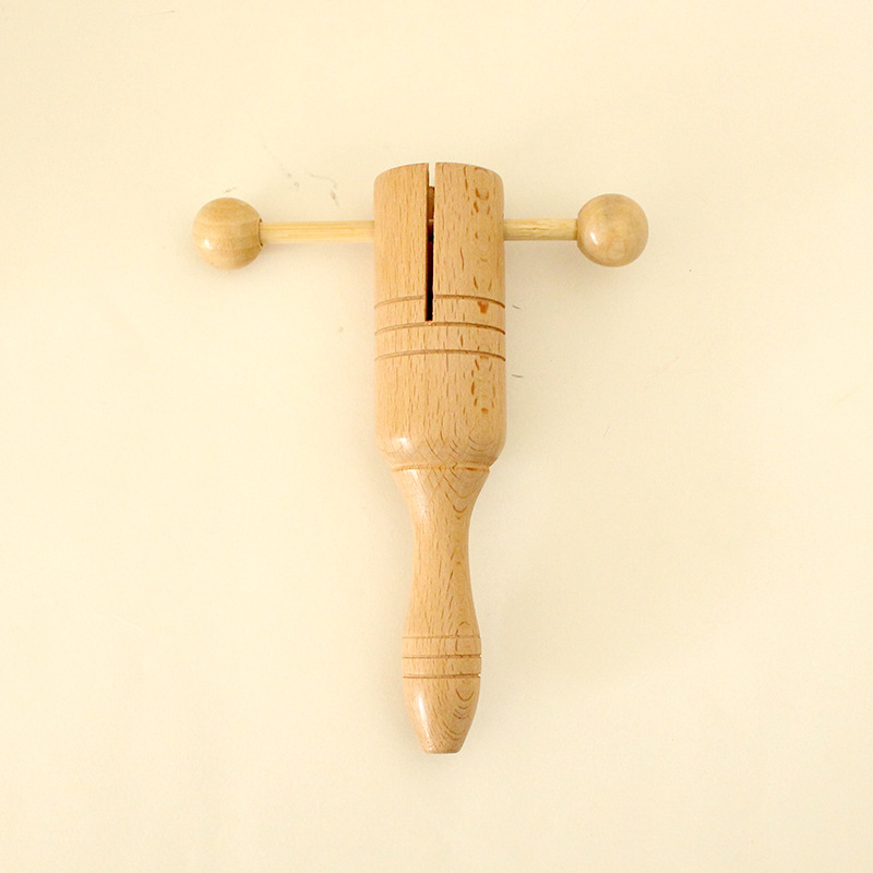 Kindergarten log Orff instrumento de percusión traje de juguete para niños campana timbre arena martillo tambor de mano campana Doble