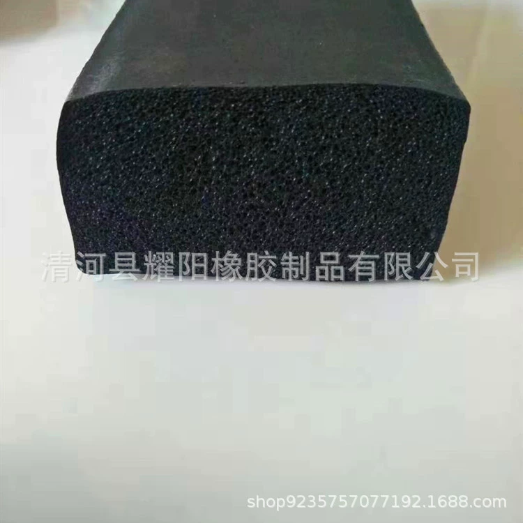 Поставка резиновой поролоновой ленты Автомобильная Резиновая полоса судовая уплотнительная лента резиновая пена квадратная полоса EPDM губчатая полоса