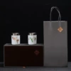 Ru Kiln Perfect Jar-Flannel Gift Box (Green Bamboo + Plum Blossom)