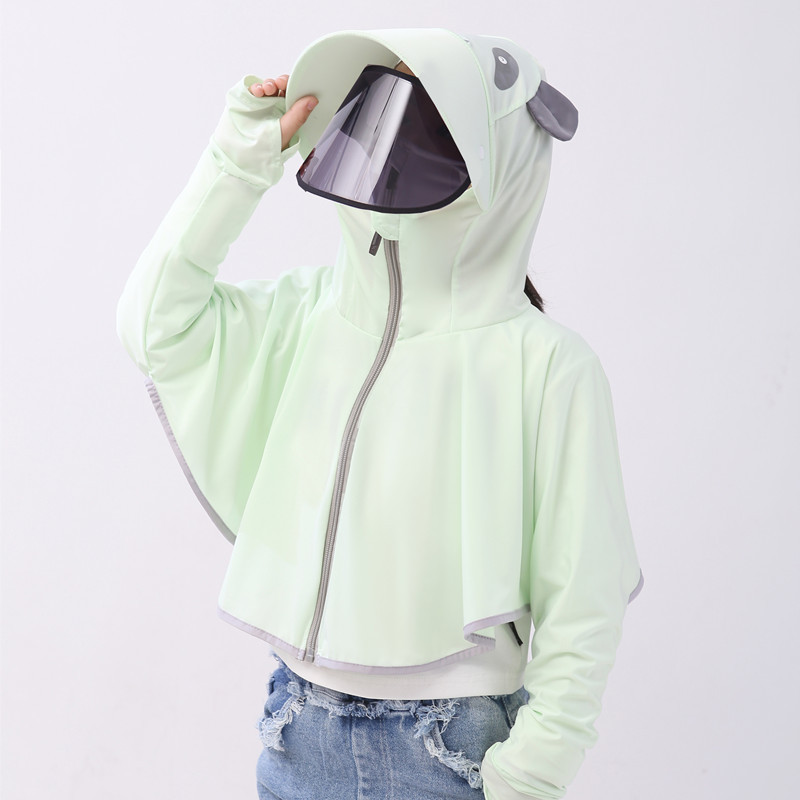 어린이 건조 옷 여름 경량 통기성 소년  코트 어린이 소녀 초등학생을위한 부모-아동 건조 옷