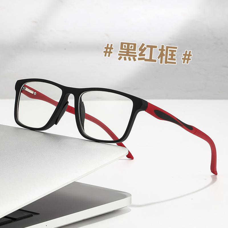 Anti-luz azul transfronteriza viejos monofocal gafas de visión de larga alta definición de mediana edad ultra ligera pie de resorte viejos gafas de visión de larga distancia