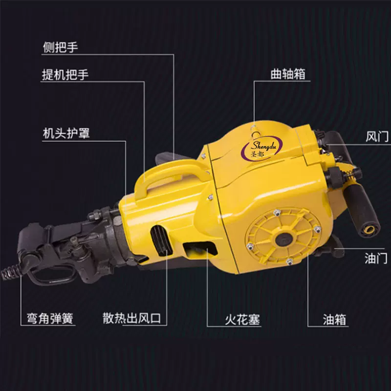 专业出口强劲YN27C凿岩机 圣都凿岩机械  哪个品牌好