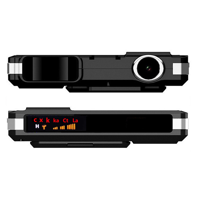 Cross-border Russian electronic dog mobile speed measuring dashcam 2-in-1 radar integrated device direct from manufacturer