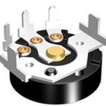 R125系列电位器,12mm旋转电位器，插件脚电位器，小功率电位器