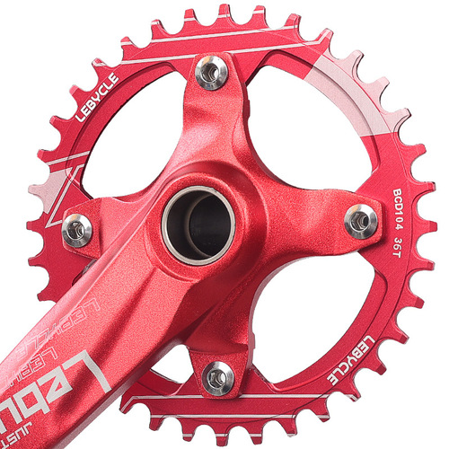 Mountain bike positive and negative tooth disc tooth disc tooth modification single disc tooth disc 32T34T36T38T universal BCD104