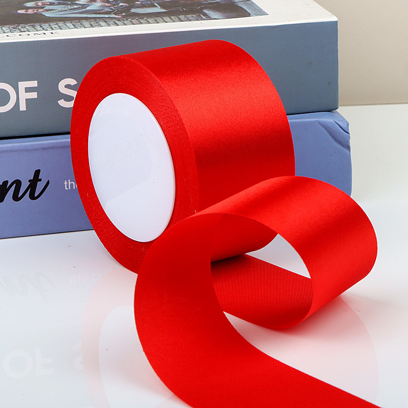 Cinta roja Cinta embalaje de regalo cinta de hornear boda Cinta Roja cinta Cinta Roja coche Cinta Roja tira de tela