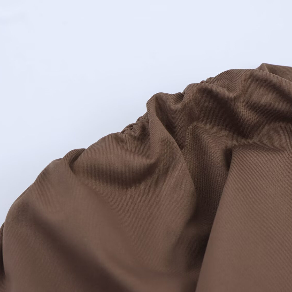 Women's Asymmetrical Nylon Top Spring New Arrival American Fashionable Versatile Design_ecoleips.com