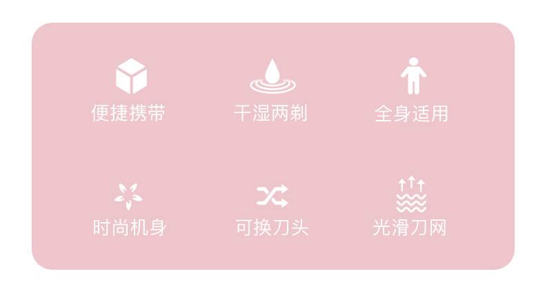A portable rechargeable automatic beauty trimmer of the same model as Douyin, a multi-functional electric eyebrow trimmer for beginners details Picture