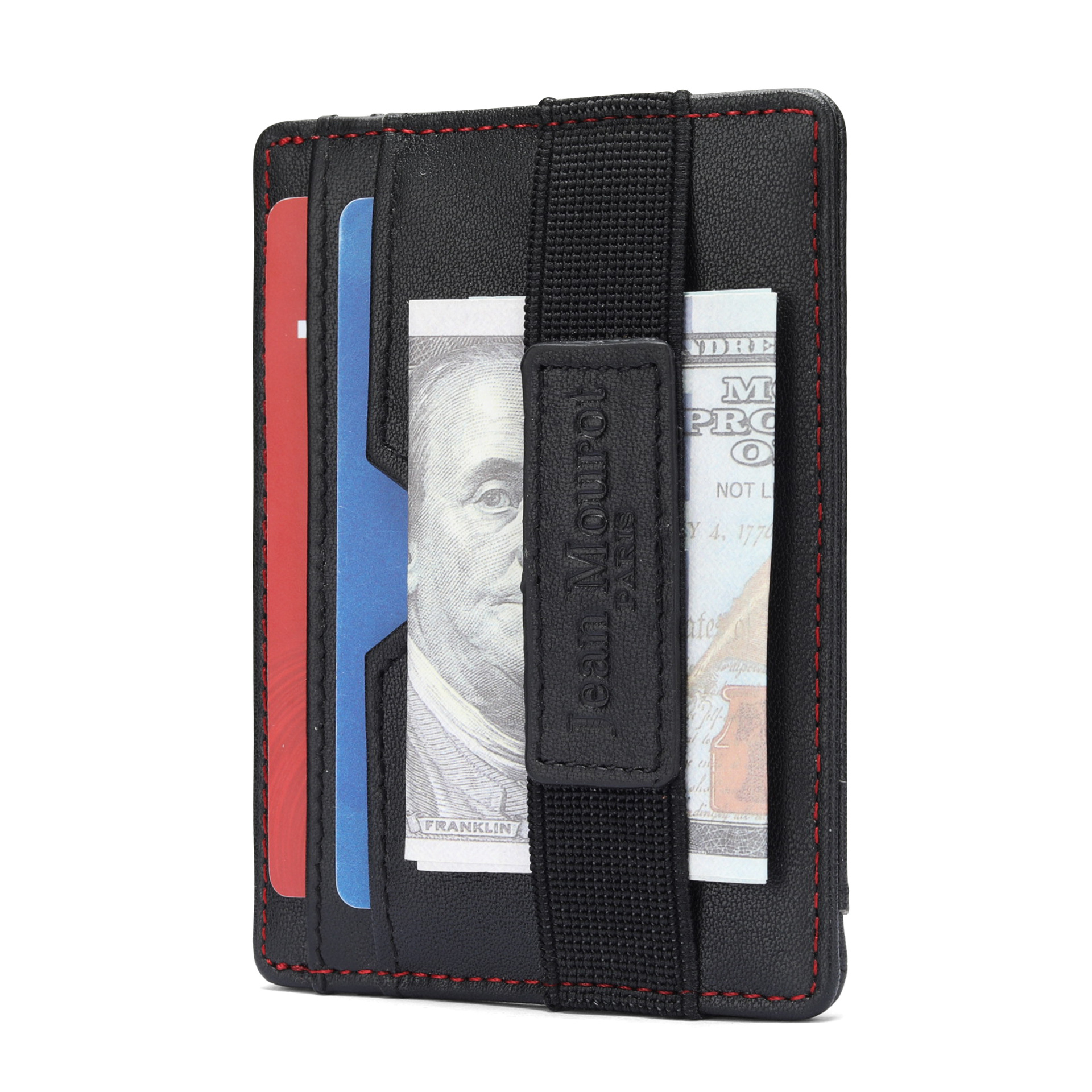 Cartera de hombre ligera transfronteriza de alto nivel multi-tarjeta anti-magnetizado cartera de cuero anti-robo cepillo de control de acceso bolsa de tarjetas