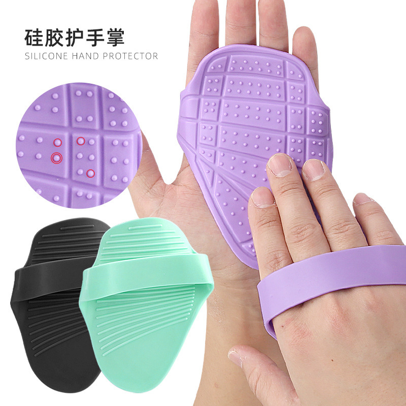 Silicone Palm Protection Sports Fitness Dumbbell Weightlifting Silicone Gloves Anti-Wear Anti-Cocoon Anti-Slip Horizontal Bar Iron Training