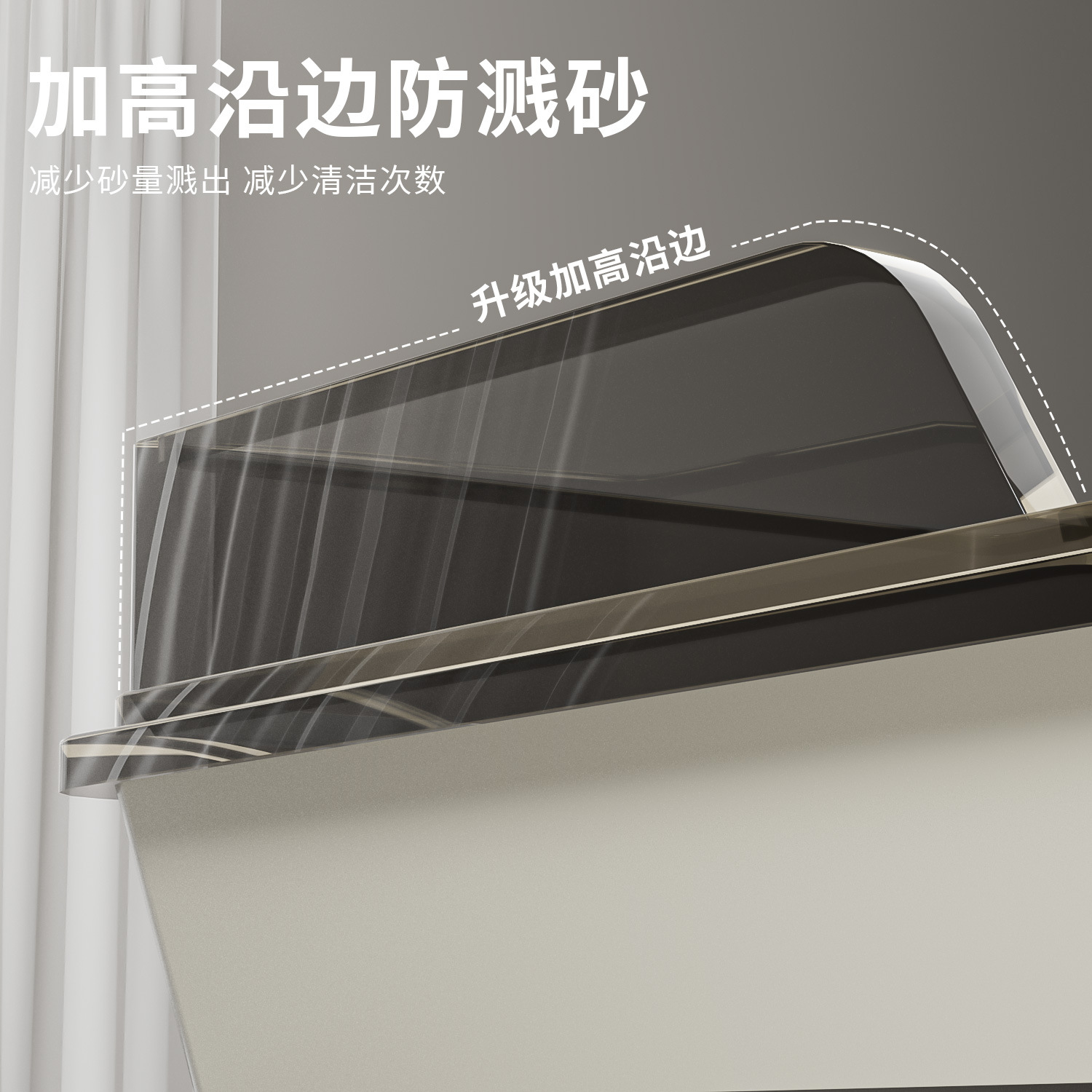 Gatos jóvenes y gatitos caja de arena para gatos semicerrada inodoro para gatos semicerrado cuadrado arena para gatos cuenco de heces para gatos suministros para gatos