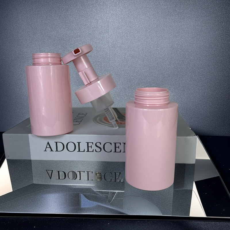 200ml 250ml 300ml 350ml直筒泡瓶押しムース洗面瓶洗顔瓶白靴清|undefined