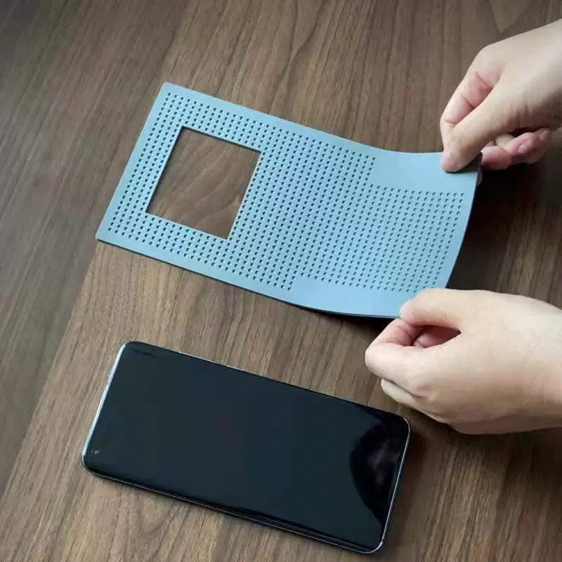 手机贴膜防滑板垫 11*20CM硅胶垫 手机平板贴膜辅助工具厂家批发