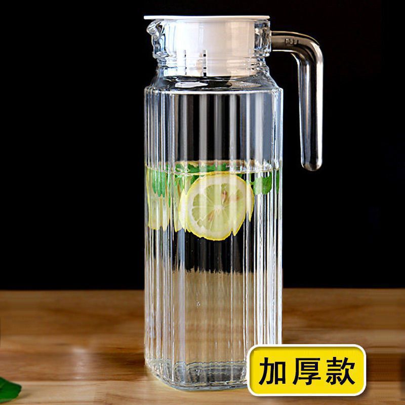 加厚大容量无铅玻璃壶 冷水壶饮料壶凉水壶果汁壶扎啤壶家用水瓶|undefined