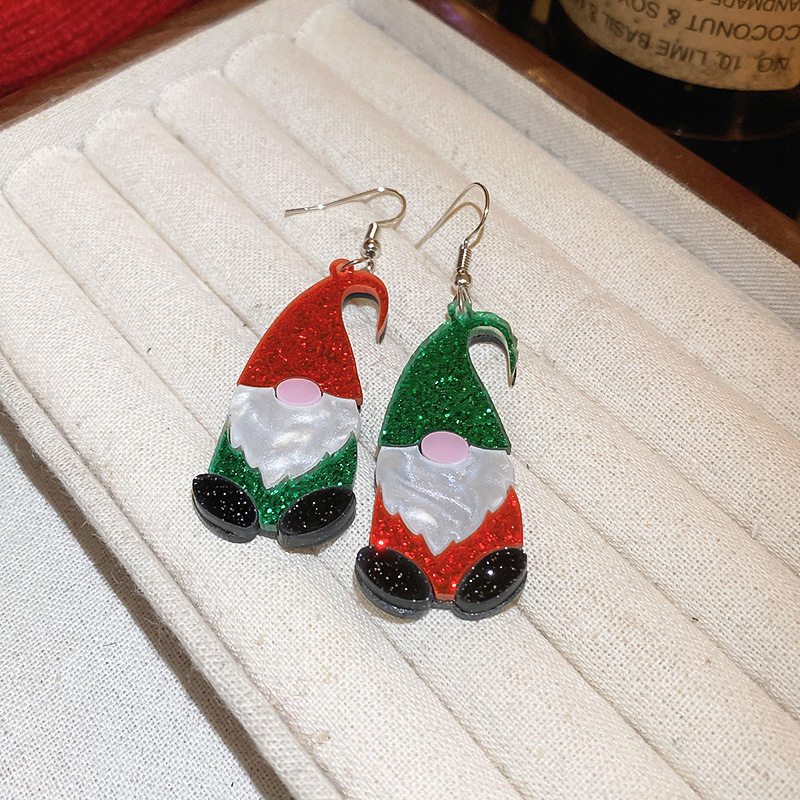 1 Paire Mignon Maison De Noël Émail Arylique Boucles D'oreilles display picture 16