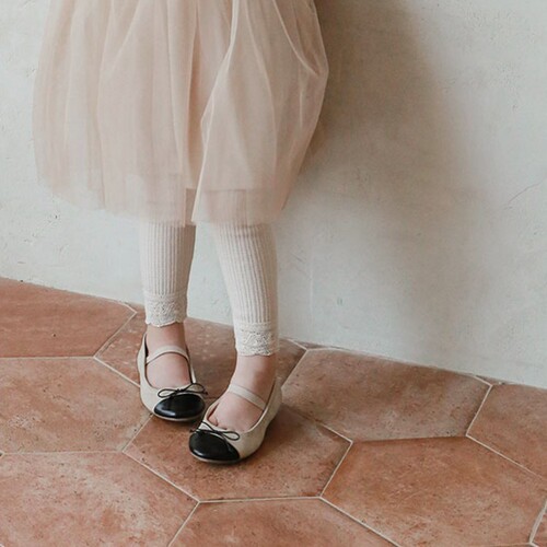2024 spring girls' leggings Strawberry Shan Korean children's clothing lace stretch knitted leggings