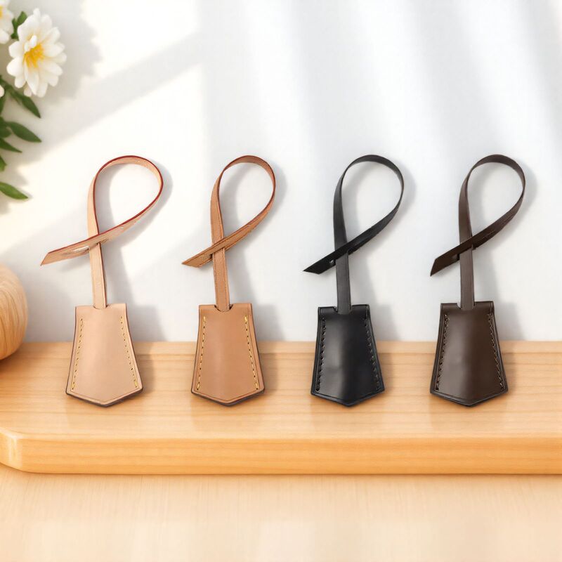 New In-Stock Luggage Tags Travel Airplane Suitcase Labels Trendy Leather Bag Tags Accessories