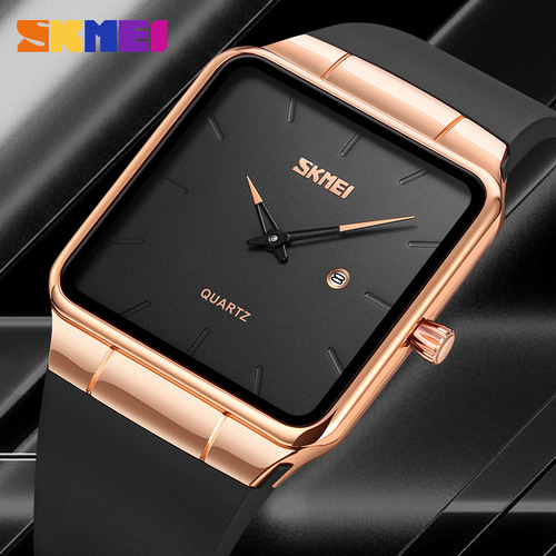 Skmei square simple creative men's quartz watch cross-border Southeast Asia best-selling sports men's watch