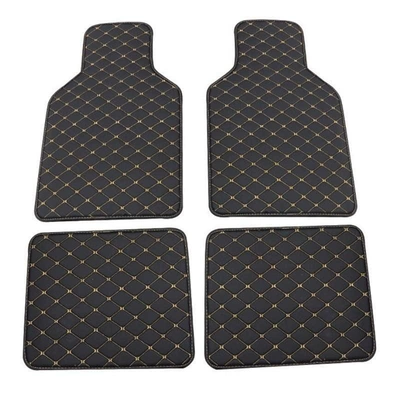Car mats are fully surrounded by old general car mats, special foot mats, leather floor mats, car carpet (Modelə uyğun ayaqaltı) - black