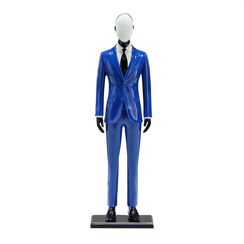 Trajes de modelado hechos a mano estante de moda para hombres decoración creativa mini personalidad ventana decoración accesorios de exhibición image 5