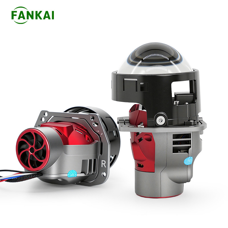 3 pulgadas automóvil LED delantero doble lente de luz AFS doble taza de dirección 60W de alta potencia BI LED