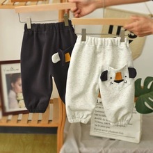 男童卫裤新款韩系中小童长裤休闲裤宝宝洋气百搭运动裤卡通外穿