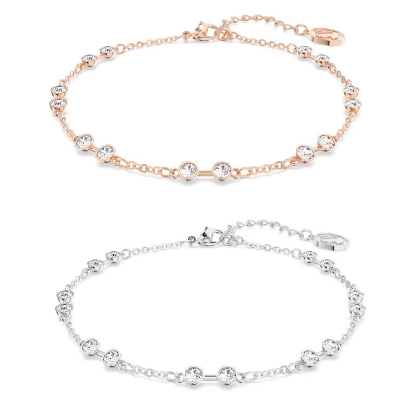 Shi Jia 1:1Remix Bracelet Women's Simple Joker with Swarovski Crystal Exquisite Shining Factory Outlet