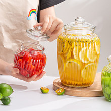 加厚玻璃瓶密封罐泡菜坛子大容量腌菜罐子食品级家用腌制咸菜罐子
