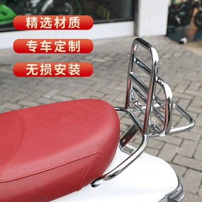 and Sturdy Rear Backrest — Motorcycle frame