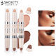 SHCOETY Double-headed Face Repair Stick Easy to Color High Gloss Stick Matte Three-dimensional Face Repair Nose Shadow Brightening Sleeping Silkworm Pen Cross Border