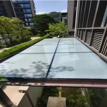 广州阳光房定制不锈钢玻璃雨棚阳台花园双层夹胶钢化玻璃遮阳棚
