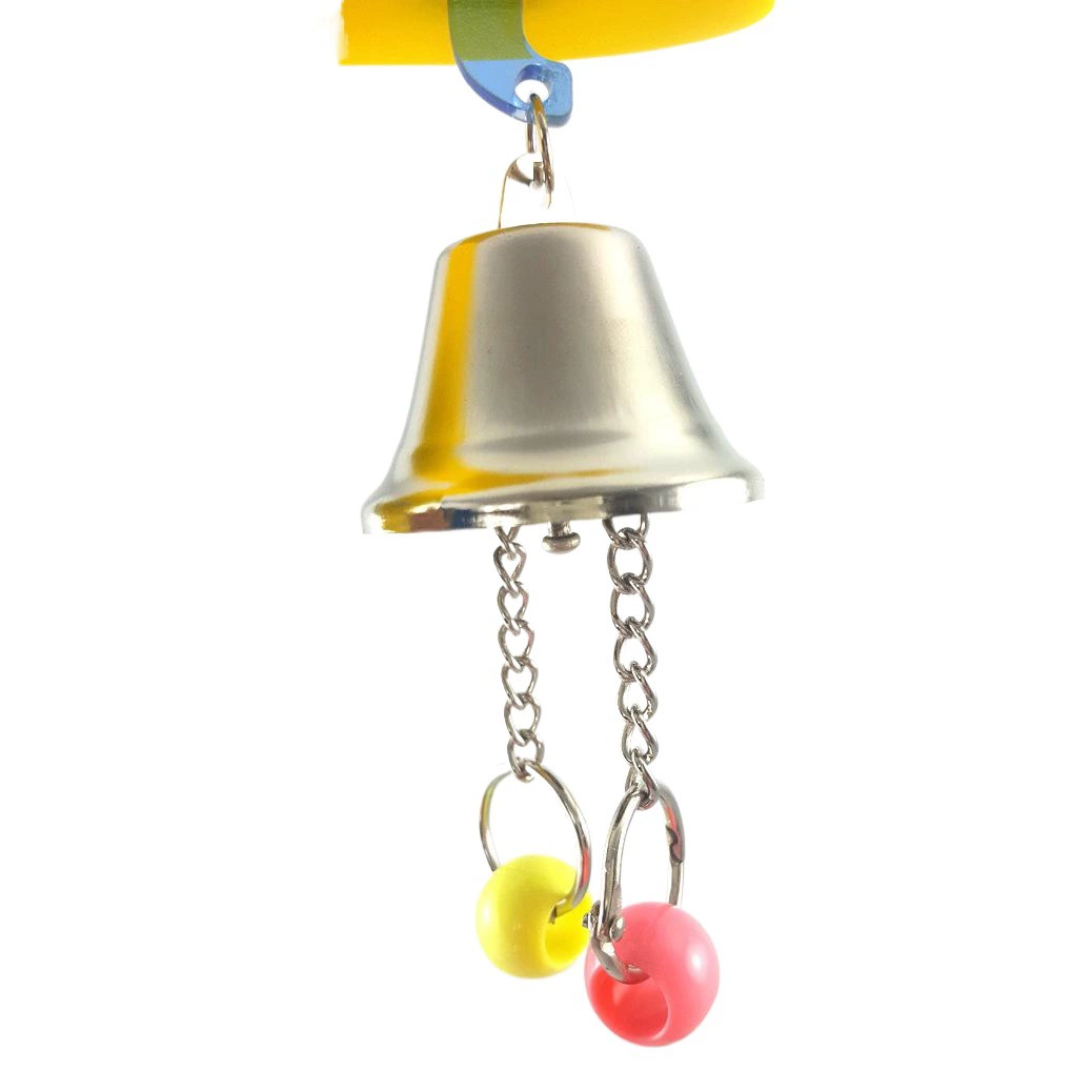 Игрушка-попугай укус птицы большой колокольчик птичья клетка подвесные товары для мелких домашних животных трансграничные товары