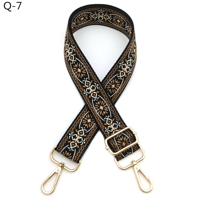 82g Weight Bag Strap Bag Accessories Type Spring Ring Trigger Clasp Closure Clasp Closure Type 1 Piece Quantity Casual, Daily Occasion Polyester Material Geometric Pattern Elegant, Ethnic Style Style 1 Piece Polyester Geometric Spring Ring Trigger Clasp Closure Bag Strap 10
