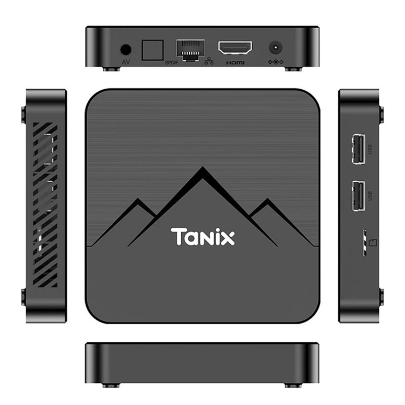 Tanix W2-A Приставка S905W2 Android 11 HD сетевой бокс 4GB/64G WiFi Dual UI