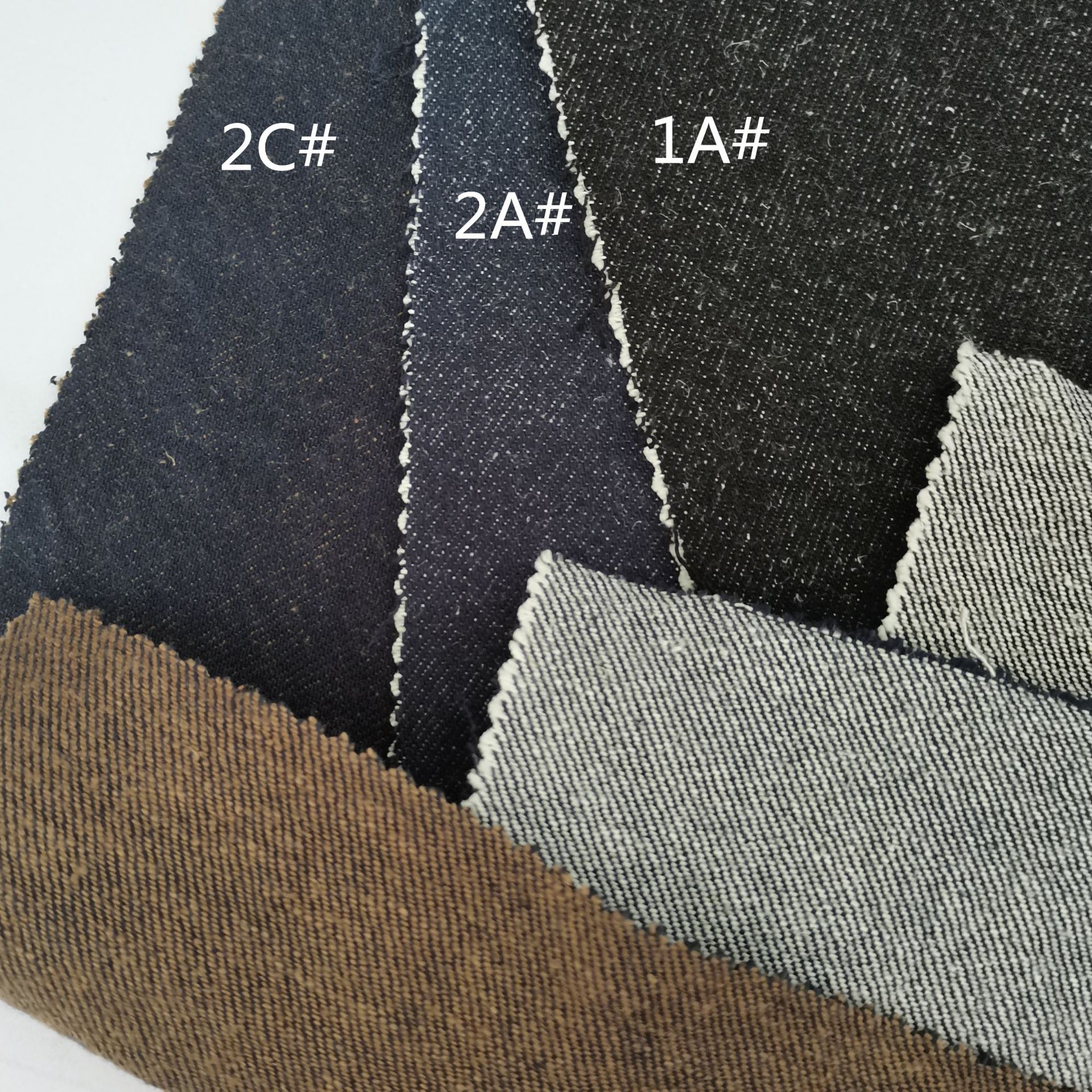 现货 H5925 汉麻棉斜纹布 哑黑色 秋冬棉服 外套 连衣裙 裤装面料