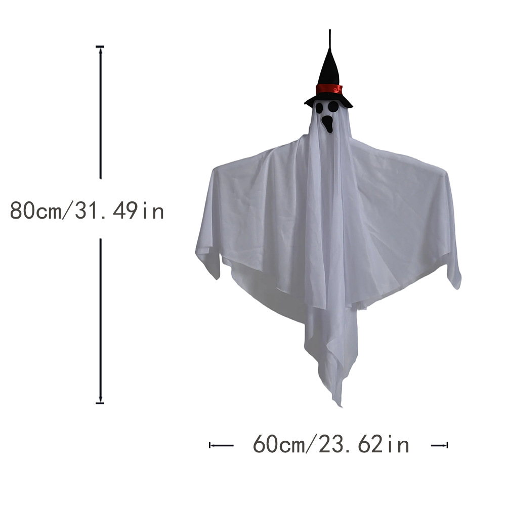 Halloween transfronterizo colgante fantasma fantasma colgante fantasma blanco festival fantasma bar habitación secreta decoración de casa embrujada decoración de escena accesorios