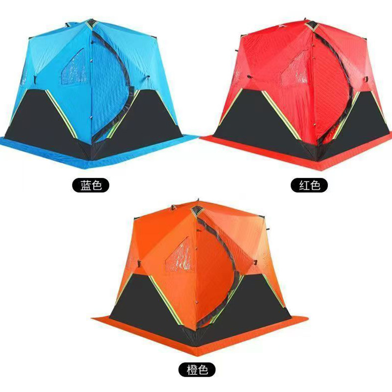 Ice fishing cotton tent-blue-180*180*160 cm