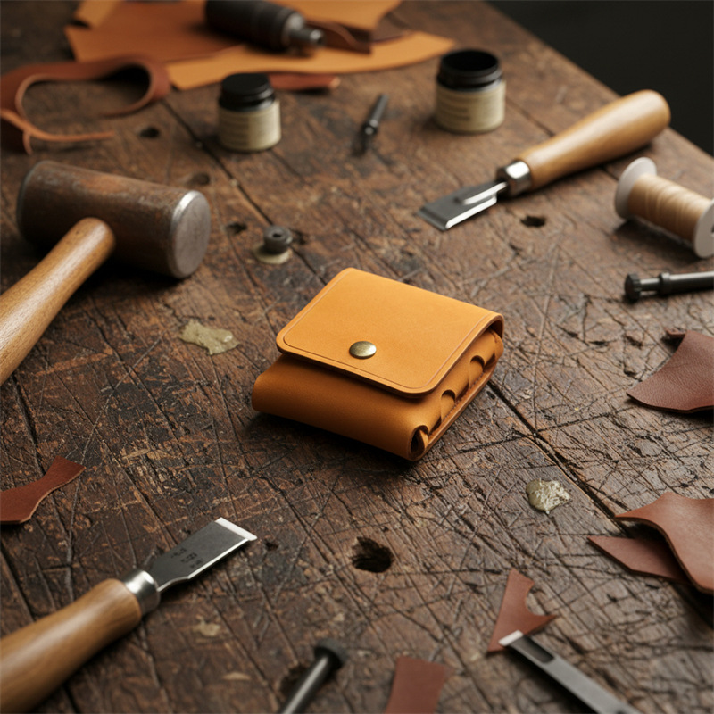 노란색 [반투명 1층 소가죽]