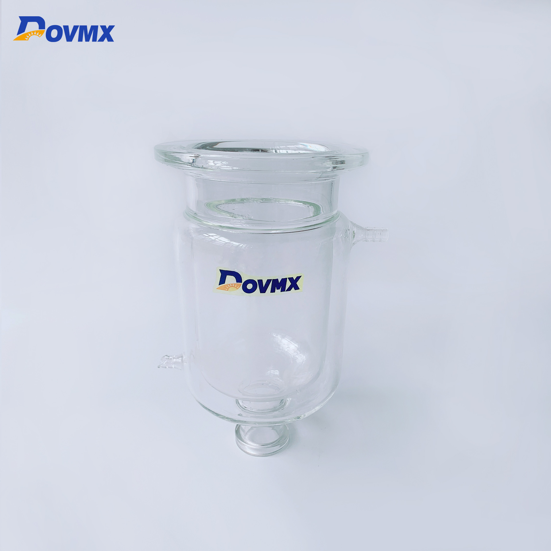 厂家生产夹套玻璃反应釜体250ML/75 双层玻璃反应釜体