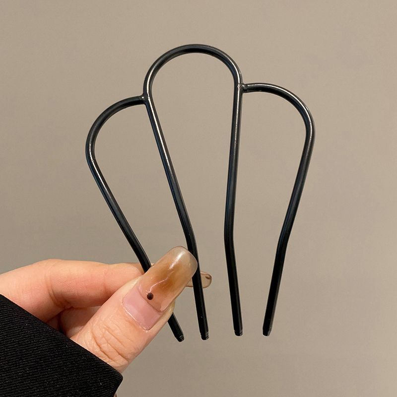 Diario de verano viajes fijos bolos de cabeza abrazadera de cabello en forma de U, abrazadera de cabello en forma de U, nuevo cabello de cabello de disco