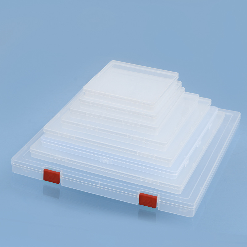 Square 1.8cm Plastic Flat Box Card Stationery Packaging Box Toy with Lid Dustproof Hardware Storage Empty Box Square 1.8cm Plastic Flat Box Card Stationery Packaging Box Toy with Lid Dustproof Hardware Storage Empty Box