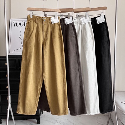 Japanese Single Premium Autumn Women's Washed Colorful Denim Style Pleated Wide-Leg Jeans 471631 Japanese Single Premium Autumn Women's Washed Colorful Denim Style Pleated Wide-Leg Jeans 471631