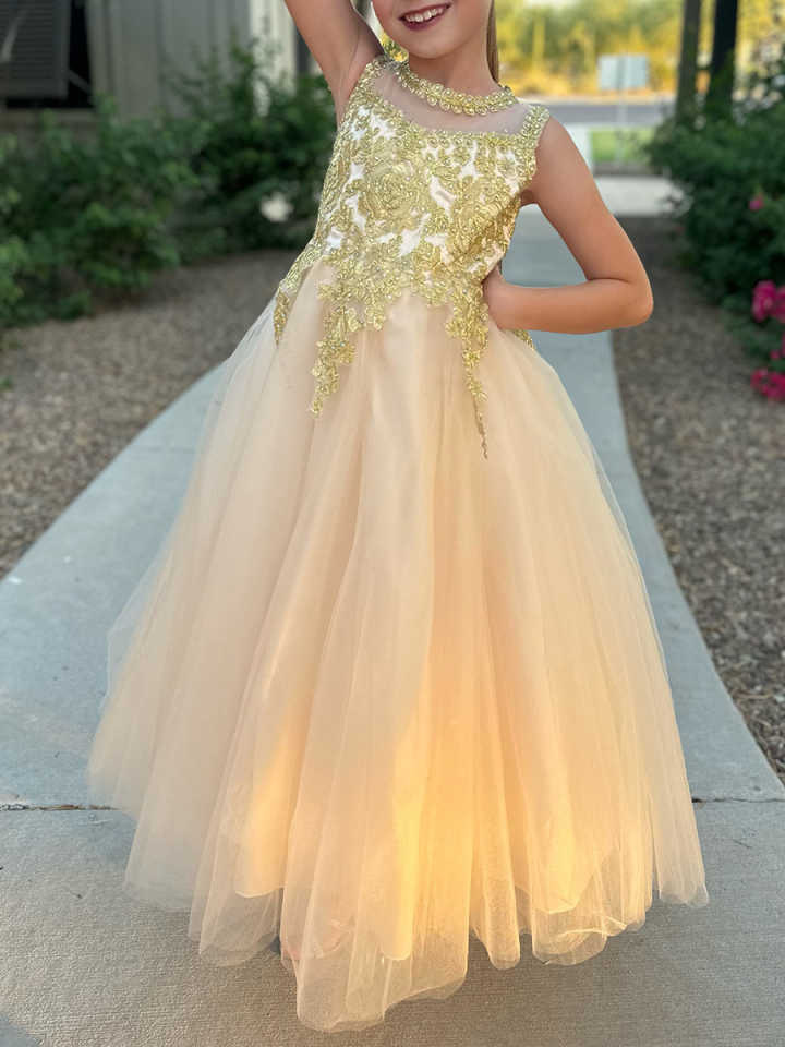 Niñas transfronterizas encaje caliente diamante vestido de princesa sin mangas vestido de niños espectáculo de cumpleaños desfile anfitrión vestido de prenda