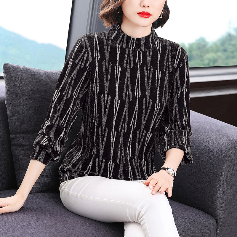 2026 Cross-border European and American Spring/Summer Fashion New Women's Floral Print V-neck Short Sleeve Pleated Button-up T-shirt Base Layer